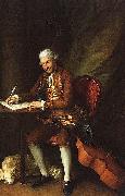 Portrait of Carl Friedrich Abel German composer Thomas Gainsborough